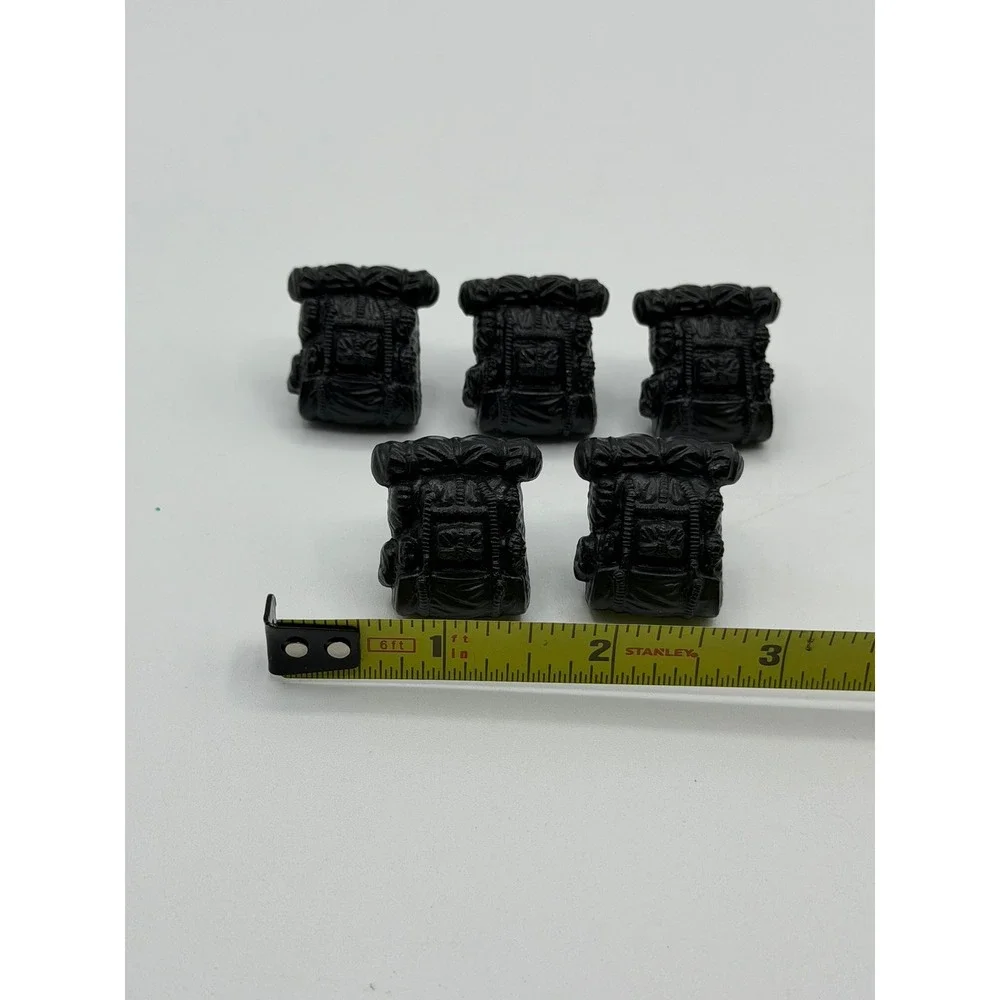 GI Joe Crimson Shadow Guard Backpack Lot x5 Black 2005 TRU Exclusive Accessory